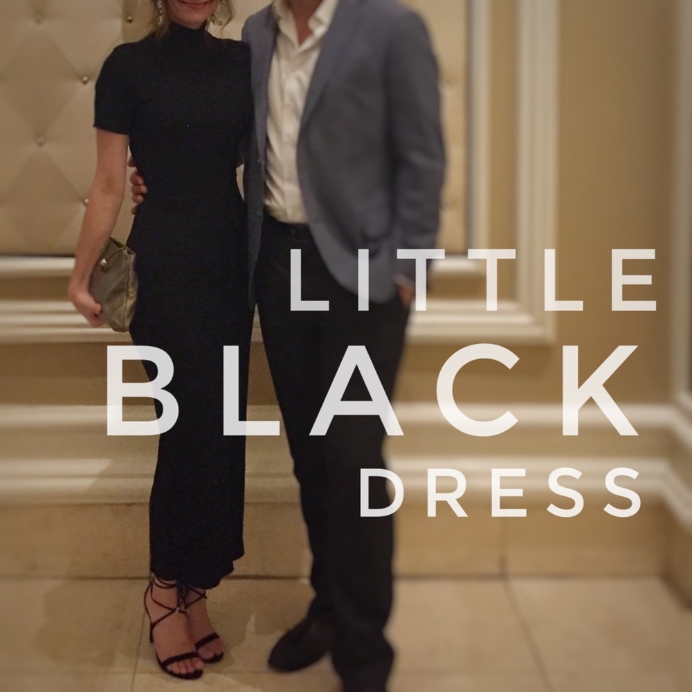 Little Black Midi Dress